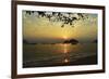 Sunset at Nipah Bay and Coral Island, Pulau Pangkor (Pangkor Island), Perak, Malaysia, Asia-Jochen Schlenker-Framed Photographic Print