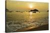 Sunset at Nipah Bay and Coral Island, Pulau Pangkor (Pangkor Island), Perak, Malaysia, Asia-Jochen Schlenker-Stretched Canvas