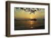 Sunset at Nipah Bay and Coral Island, Pulau Pangkor (Pangkor Island), Perak, Malaysia, Asia-Jochen Schlenker-Framed Photographic Print