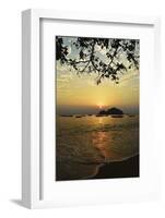 Sunset at Nipah Bay and Coral Island, Pulau Pangkor (Pangkor Island), Perak, Malaysia, Asia-Jochen Schlenker-Framed Photographic Print