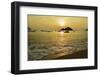 Sunset at Nipah Bay and Coral Island, Pulau Pangkor (Pangkor Island), Perak, Malaysia, Asia-Jochen Schlenker-Framed Photographic Print