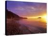 Sunset at North Beach at Deception Pass State Park, Washington, USA-Chuck Haney-Stretched Canvas