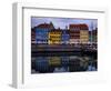 Sunset at Nyhavn, Copenhagen, Denmark, Scandinavia, Europe-Jim Nix-Framed Photographic Print