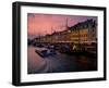 Sunset at Nyhavn, Copenhagen, Denmark, Scandinavia, Europe-Jim Nix-Framed Premium Photographic Print