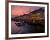 Sunset at Nyhavn, Copenhagen, Denmark, Scandinavia, Europe-Jim Nix-Framed Photographic Print