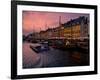 Sunset at Nyhavn, Copenhagen, Denmark, Scandinavia, Europe-Jim Nix-Framed Photographic Print