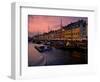 Sunset at Nyhavn, Copenhagen, Denmark, Scandinavia, Europe-Jim Nix-Framed Photographic Print