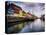 Sunset at Nyhavn, Copenhagen, Denmark, Scandinavia, Europe-Jim Nix-Stretched Canvas