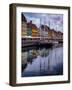 Sunset at Nyhavn, Copenhagen, Denmark, Scandinavia, Europe-Jim Nix-Framed Photographic Print