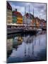 Sunset at Nyhavn, Copenhagen, Denmark, Scandinavia, Europe-Jim Nix-Mounted Photographic Print