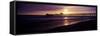 Sunset at Oceanside Pier, Oceanside, California, USA-null-Framed Stretched Canvas