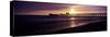 Sunset at Oceanside Pier, Oceanside, California, USA-null-Stretched Canvas