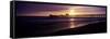 Sunset at Oceanside Pier, Oceanside, California, USA-null-Framed Stretched Canvas