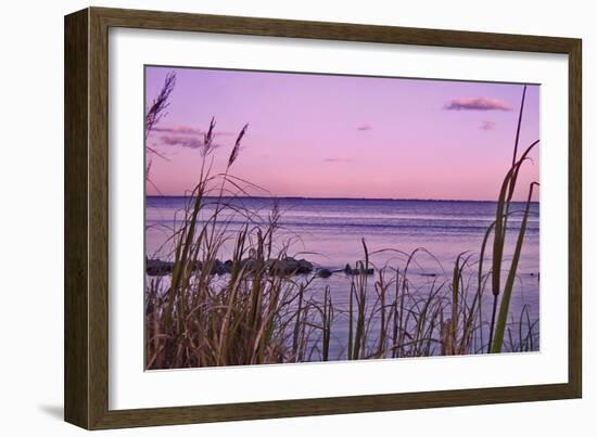 Sunset at Outer Banks, near Corolla-Martina Bleichner-Framed Art Print