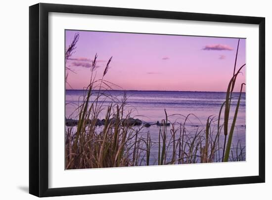Sunset at Outer Banks, near Corolla-Martina Bleichner-Framed Art Print