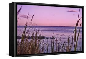 Sunset at Outer Banks, near Corolla-Martina Bleichner-Framed Stretched Canvas