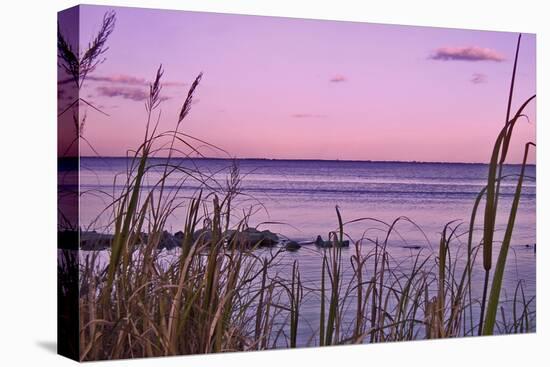Sunset at Outer Banks, near Corolla-Martina Bleichner-Stretched Canvas