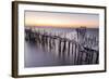 Sunset at Palafito Pier of Carrasqueira, Natural Reserve of Sado River, Alcacer Do Sal-Roberto Moiola-Framed Photographic Print