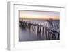 Sunset at Palafito Pier of Carrasqueira, Natural Reserve of Sado River, Alcacer Do Sal-Roberto Moiola-Framed Photographic Print