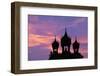 Sunset at Pha That Luang Gate in Laos-null-Framed Photographic Print