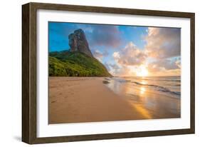 Sunset at Pico Mountain Above Boldro Beach-Tom Till-Framed Photographic Print