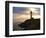 Sunset at Pigeon Point Lighthouse-George Oze-Framed Photographic Print