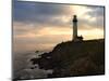 Sunset at Pigeon Point Lighthouse-George Oze-Mounted Photographic Print