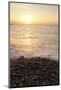 Sunset at Playa De Alojera Beach, Alojera, West Coast, La Gomera, Canary Islands, Spain, Atlantic-Markus Lange-Mounted Photographic Print