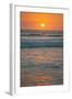 Sunset at Playa Guiones Surfing Beach-Rob Francis-Framed Photographic Print