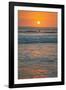 Sunset at Playa Guiones Surfing Beach-Rob Francis-Framed Photographic Print