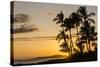 Sunset at Poipu Beach, Kauai, Hawaii, United States of America, Pacific-Michael DeFreitas-Stretched Canvas