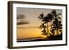 Sunset at Poipu Beach, Kauai, Hawaii, United States of America, Pacific-Michael DeFreitas-Framed Photographic Print