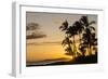 Sunset at Poipu Beach, Kauai, Hawaii, United States of America, Pacific-Michael DeFreitas-Framed Photographic Print