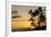 Sunset at Poipu Beach, Kauai, Hawaii, United States of America, Pacific-Michael DeFreitas-Framed Photographic Print