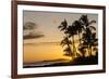 Sunset at Poipu Beach, Kauai, Hawaii, United States of America, Pacific-Michael DeFreitas-Framed Photographic Print