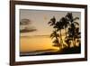 Sunset at Poipu Beach, Kauai, Hawaii, United States of America, Pacific-Michael DeFreitas-Framed Photographic Print