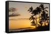 Sunset at Poipu Beach, Kauai, Hawaii, United States of America, Pacific-Michael DeFreitas-Framed Stretched Canvas