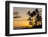 Sunset at Poipu Beach, Kauai, Hawaii, United States of America, Pacific-Michael DeFreitas-Framed Premium Photographic Print