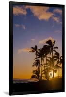 Sunset at Poipu Beach, Kauai, Hawaii, USA-Richard Duval-Framed Photographic Print