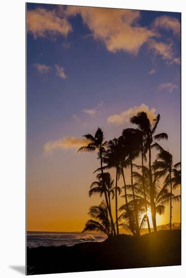 Sunset at Poipu Beach, Kauai, Hawaii, USA-Richard Duval-Mounted Premium Photographic Print