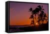 Sunset at Poipu Beach, Kauai, Hawaii, USA-Richard Duval-Framed Stretched Canvas