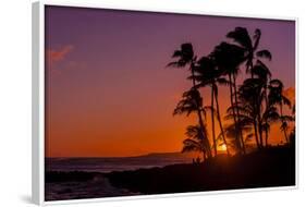 Sunset at Poipu Beach, Kauai, Hawaii, USA-Richard Duval-Framed Photographic Print