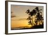 Sunset at Poipu Beach, Kauai, Hawaii-Michael DeFreitas-Framed Photographic Print