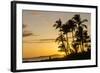 Sunset at Poipu Beach, Kauai, Hawaii-Michael DeFreitas-Framed Photographic Print