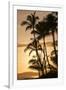 Sunset at Poipu Beach, Kauai, Hawaii-Michael DeFreitas-Framed Premium Photographic Print