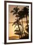 Sunset at Poipu Beach, Kauai, Hawaii-Michael DeFreitas-Framed Premium Photographic Print