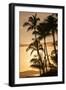 Sunset at Poipu Beach, Kauai, Hawaii-Michael DeFreitas-Framed Photographic Print