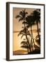 Sunset at Poipu Beach, Kauai, Hawaii-Michael DeFreitas-Framed Photographic Print