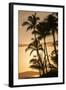 Sunset at Poipu Beach, Kauai, Hawaii-Michael DeFreitas-Framed Photographic Print