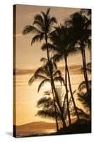 Sunset at Poipu Beach, Kauai, Hawaii-Michael DeFreitas-Stretched Canvas